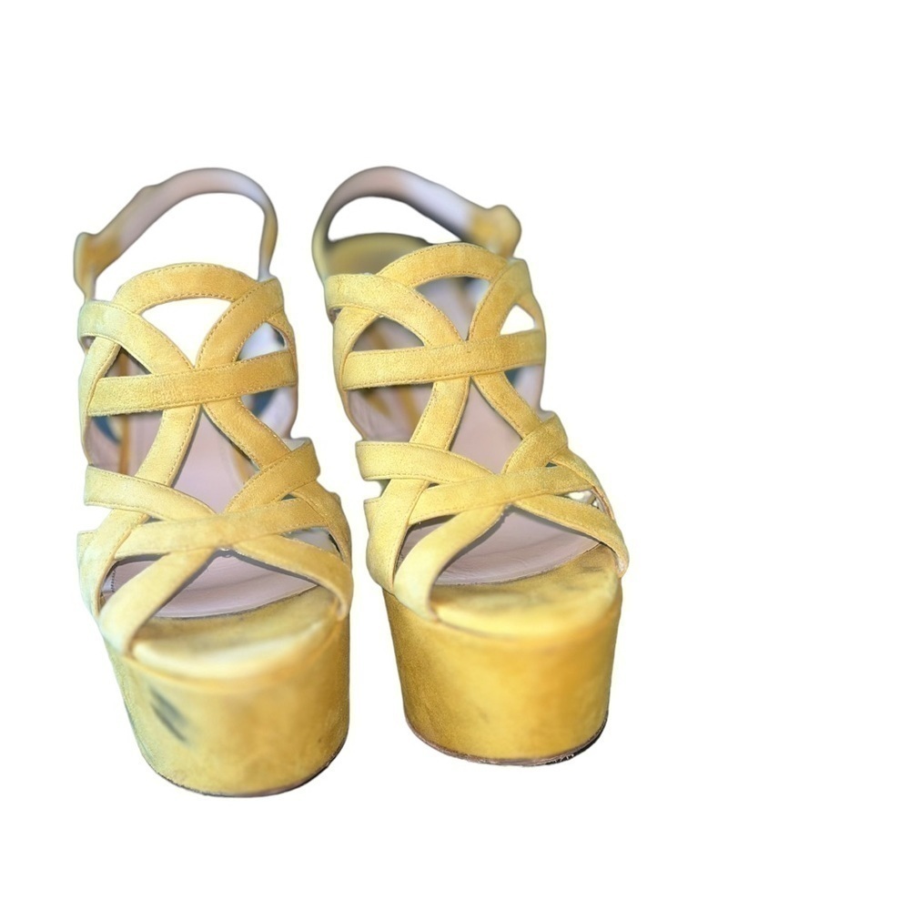 ❤️Authentic Prada
Super Platform Suede Cage Slingback Sandals - Picture 11 of 14